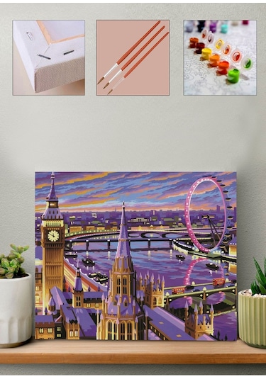 Sayılarla Boyama Seti - Londra Gecesi