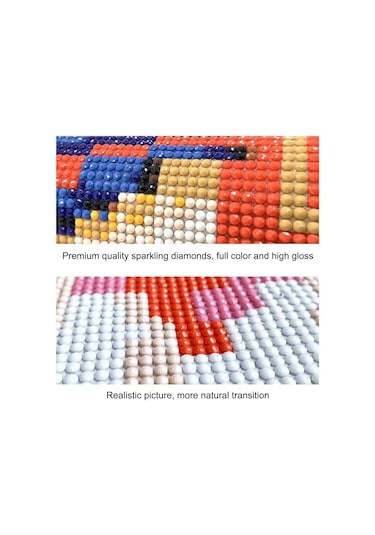 Symbee Elmas Tablo 30x40cm Tam Elmas Dekoratif Resim Dıy Seti Siyah