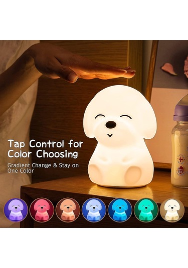 Sevimli Köpek Yavrusu Gece Lambası, Taşınabilir Led Çocuk Gece Lambası Çocuklar İçin Diğer