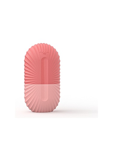 Vkemall Cilt Bakımı İçin Çok Amaçlı Yüz Buz Makinesi Ve Masaj Aleti - Pembe Kabuk Desenli