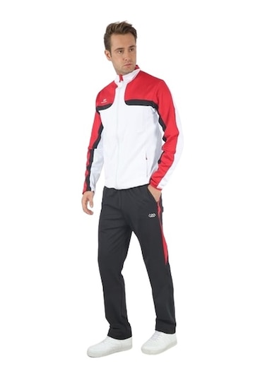 Dafron Platinium Erkek Kamp Eşofman Takımı 398287150 Beyaz - Kırmızı - Siyah