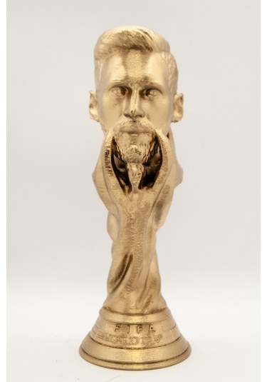 Messi Dünya Kupası Büst Şampiyonluk Figür Özel Tasarım 20 Cm