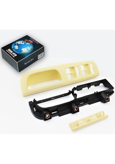Vw Golf 4 Bora Kapı Kolu Cam Düğme Çerçeve Kapak Seti 4 Kapılı A