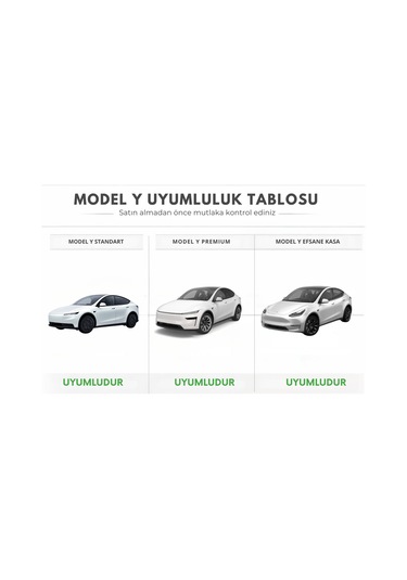 Tesla Model Y 2025+ Juniper & Standart Ve Efsane Kasa Uyumlu Bagaj Havuzu