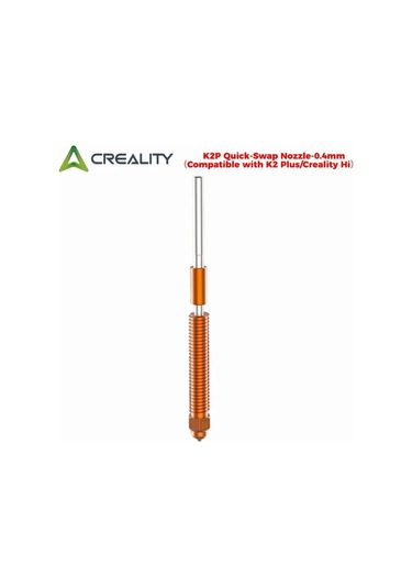 Dashanshop Creality K2 Plus Hızlı Değişim Nozul 0.4mm Titanyum Yüksek Akış