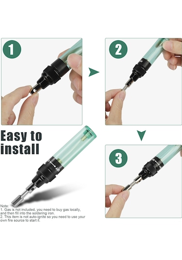 Kangvka Taşınabilir Gazlı Lehim Makinesi - 4'ü 1 Arada Profesyonel Lehimleme Aleti