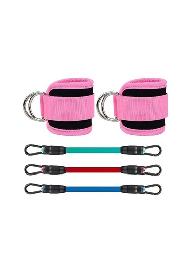Zyzqstore Ayak Bileği Sapanlar, Direnç Bantları Seti, Fitness Egzersiz, Çok Renkli Çok Renkli
