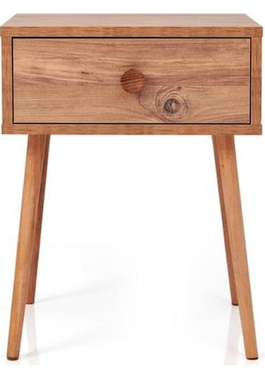 Just Home Mila Tek Çekmeceli Komodin - Atlantik Çam Atlantik Çam