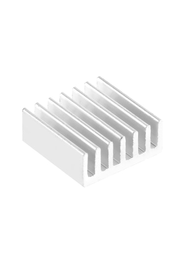 Kangvka 12 Adet 14x14x6mm Alüminyum Isı Emici, Arka Yapışkanlı, Yüksek Isıiletkenliği, Led Ve Bilgisayar Donanımı İçin