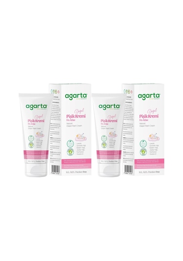 Agarta Doğal Pişik Kremi 100ml 2 Li Set