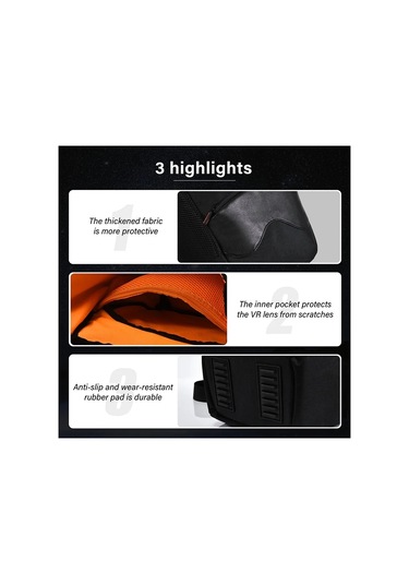 Startrc Games Vr Evrensel Saklama Çantası Elde Taşınabilir Çapraz Çanta Siyah