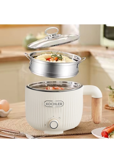 Kochler jj18b-2 600 W 1.6 L Buharlı Ve Yağda Pişirme Özellikli Elektrikli Tencere