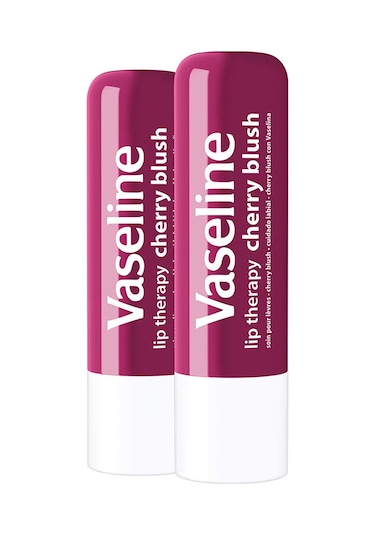 Vaseline Lip Therapy Dudak Bakım Kremi Cherry Blush 4.8 Gr X2