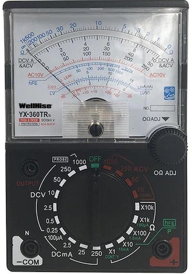 Wellhise Yx360 Treb Analog Multimetre Ölçü Aleti Avometre N11.1363