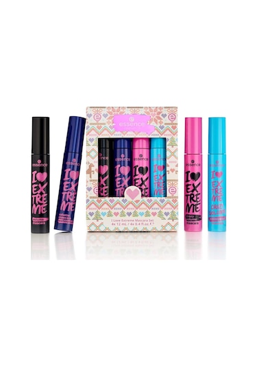 Essence I Love Extreme Maskara Seti 4'lü