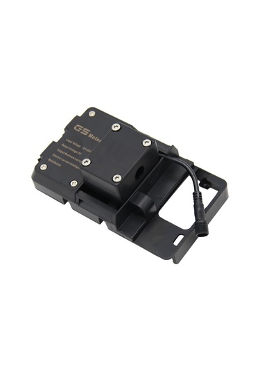 Monyee Bmw R1200gs Lc/adventure, S1000xr, R1200rs İçin Abs Malzeme 12mm Roll Bar Telefon Navigasyon Tutucusu 4 Cıvata, Usb Kablosu, Bağlantı Kablosu, Sabit Koltuk Siyah