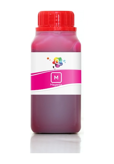 QC HP Officejet Pro 9012e Uyumlu Yazıcı Mürekkebi 250ml M Magenta Macenta Pigment