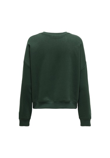 Onlsweat Lıfe L/s Crew O.sıze State Noos Zümrüt Yeşili Altın - Siyah