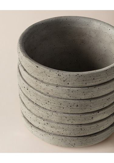 Ella Saksı - Soft Gri - 14 Cm 8684427125151 Diğer