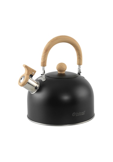 Outwell Tea Break Kettle Lux 1.8 Litre M Black Düdüklü Çaydanlık Demlik Siyah