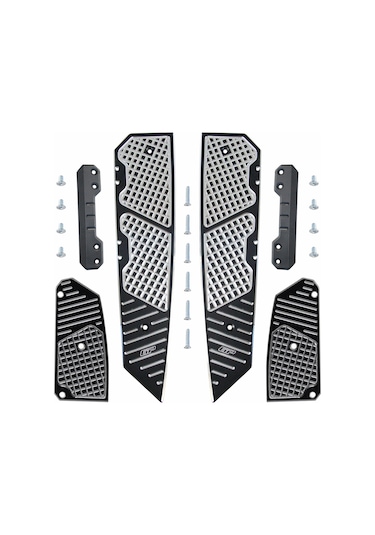 GP Kompozit  Honda Forza 250 2018-2025 Uyumlu Basamak Alüminyum Gri