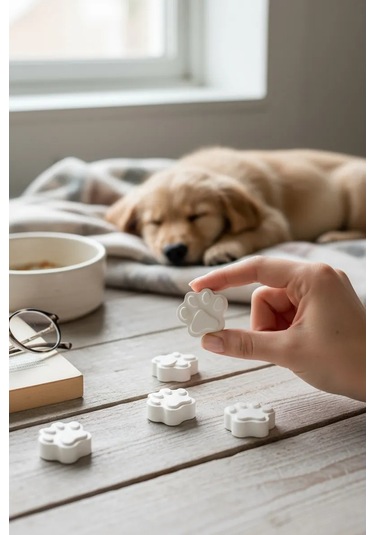 Wick24 Lapatki 6 Adet Esansiyel Yağlar İçin Alçıdan Aromaterapi Taşı 302969398