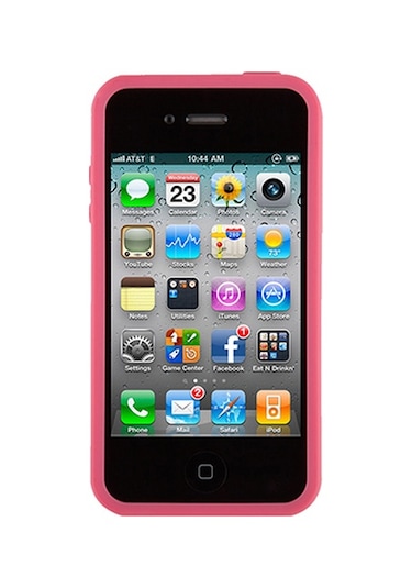 Speck Apple Uyumlu iPhone 4s/4 İle Pixelskin Hd Silikon Kılıf Pembe Pembe