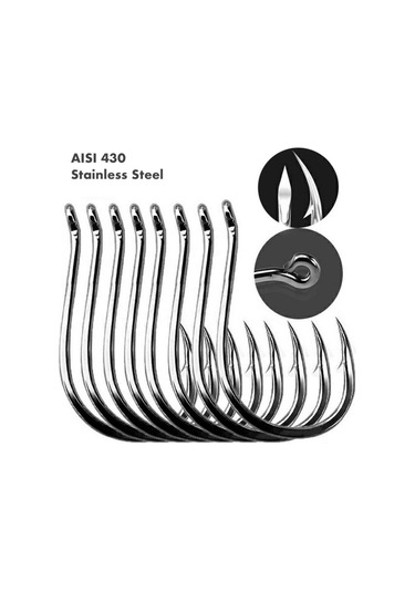 MSO VIP Kalite Süper Güçlü Paslanmaz Çelik Olta SS 10827 İğne