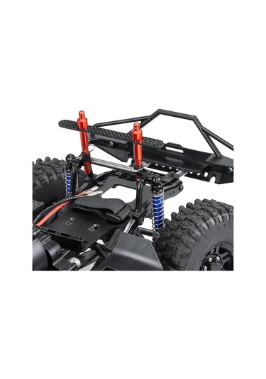 Ximistore9 1/10 Rc Crawler Araçlar İçin Ayarlanabilir Metal + Karbon Fiber Gövde Kolonları - Ön Ve Arka