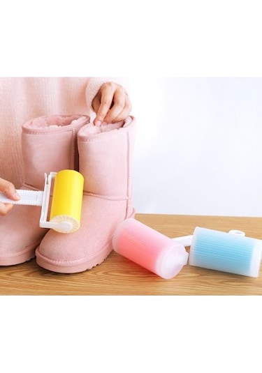 Tüy Ve Toz Toplama Rulosu Ahşap