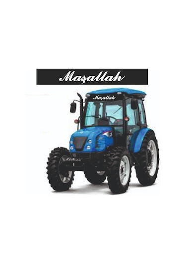 Sticker Traktör Maşallah Güneşlik Yazısı Cam Sticker Yapışkanlı Motor Tümosan Başak Case Massey Fer