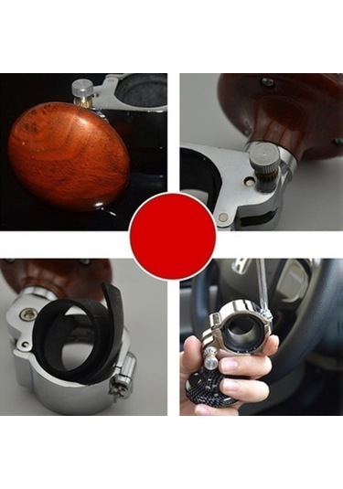 Novahub Universal Oto Power Direksiyon Topu, Yeni Tasarım Siyah