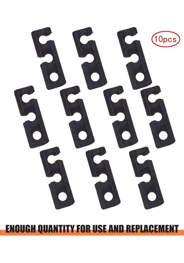 Shineyee 10 Adet Nylon Plastik Çadır Rope Kilitleri - 3 Delikli Tasarım, Kaymazsız, Hafif Ve Taşınabilir - Outdoor Kamp, Yürüyüş, Çadır Ayarlama İçin Siyah Çok Renkli