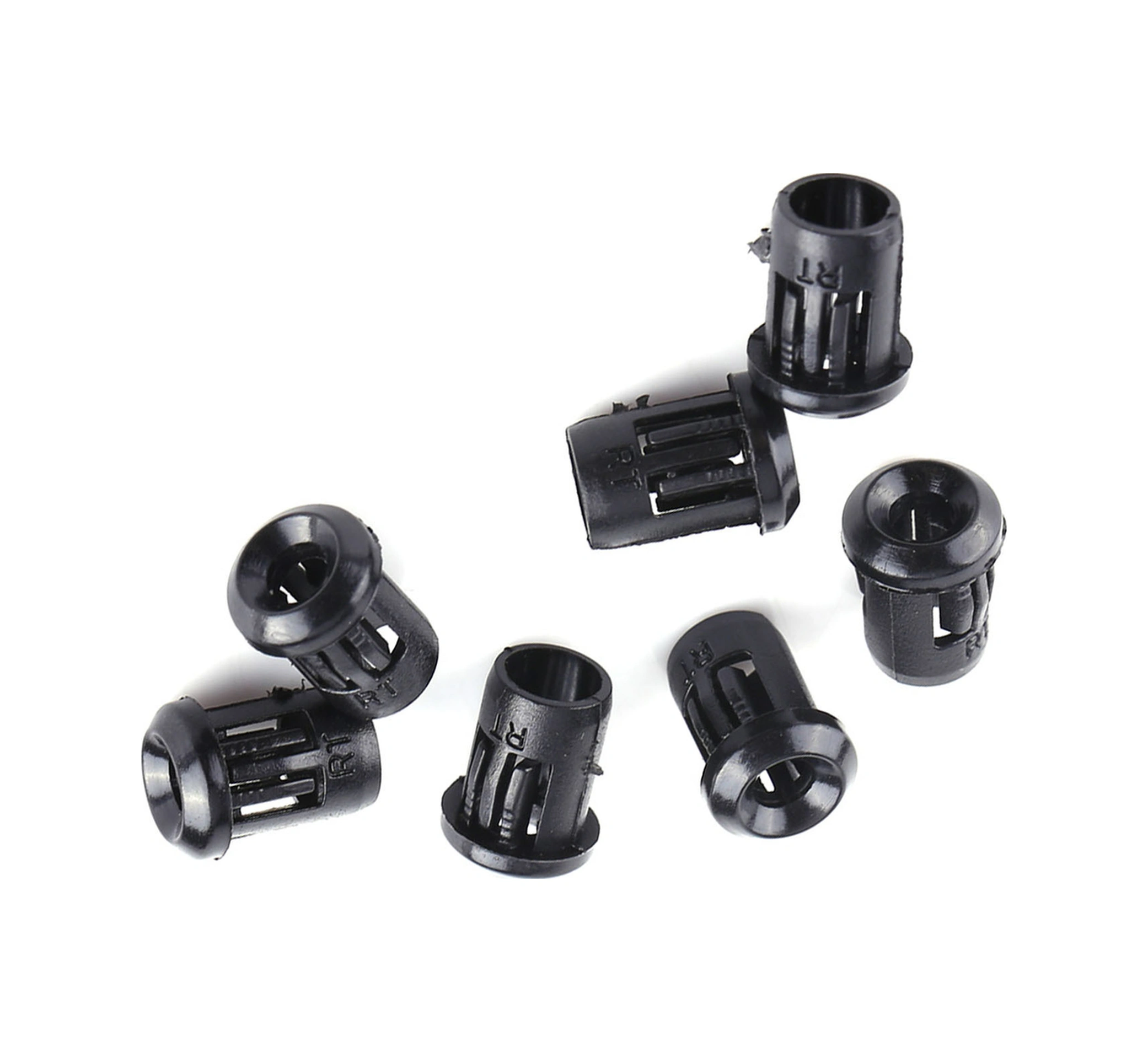 Tenfowee 50 Adet Siyah Nylon Led Tutucu - 5mm Iç Çaplı, Tahta Montajı İçin Dayanıklı Ve Kaliteli Malzeme