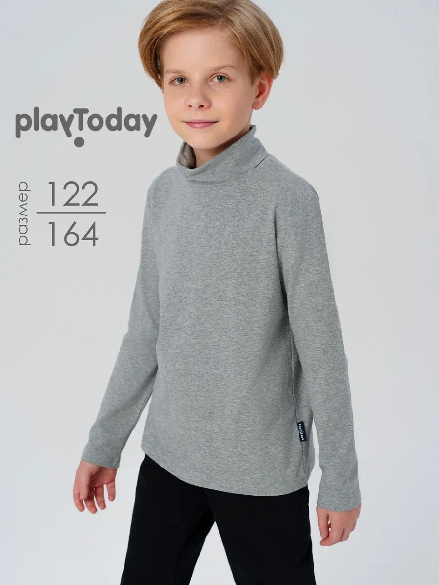 Playtoday Triko Boğazlı Yaka Kazak 13828860 Gri