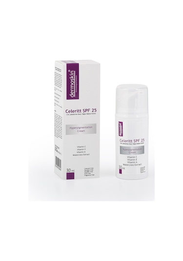Dermoskin Celeritt SPF 25 Leke Karşıtı Bakım Kremi 30 ML