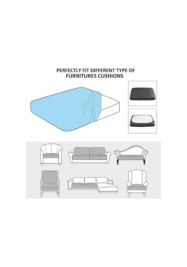 Koyu Gri Jakarlı Her Şey Dahil Kalın Kanepe Koltuk Minderi Örtüsü Oturma Odası Mobilya İçin Kanepe Şezlong Koltuk Örtüsü 56858648