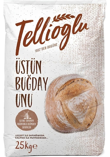 Tellioğlu Üstün Ekmeklik Un 25 KG