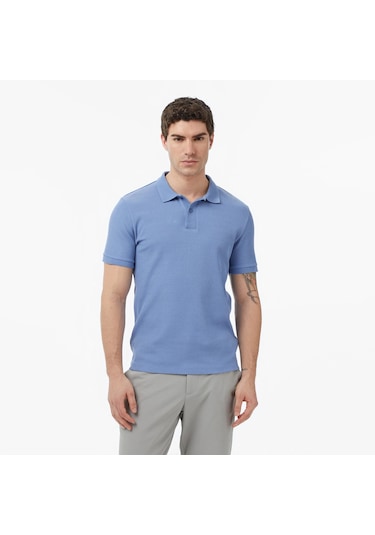 Nautica Slim Fit Polo Yaka Erkek T-shirt K65302t Mavi