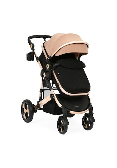 Yoyko Ultimate Travel Sistem Bebek Arabası 3 in 1 Coffee Rose