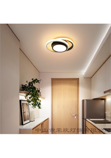 Led Koridor Vestiyer Tavan Işığı Basit Modern Yaratıcı Avize Balkon Beyaz