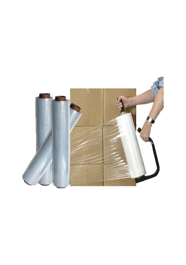 Palet Streç Film 23 Mikron 50 Cm X 200 Metre 1 Adet