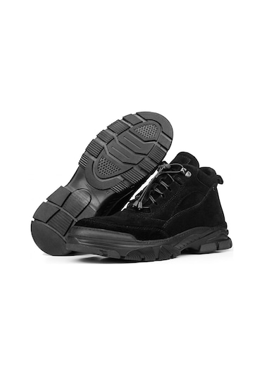 Ducavelli Army Hakiki Deri Bağcıklı Süet Erkek Bot