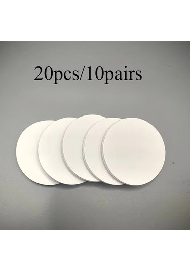 Willowhaven 20 Parça Siyah Beyaz Çift Taraflı Yapışkanlı 6cm Tutturucu