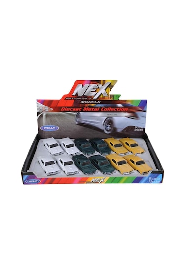 NET Welly 1:32 Metal Çekbırak Pontıac 65 Gto