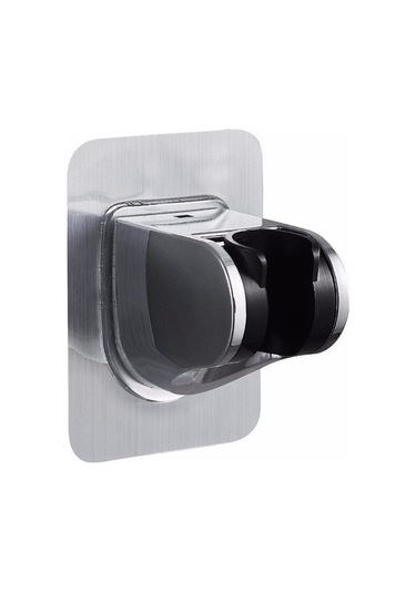 Primepickings Kanca Yok Shaı Yeni Varış Duş Başlığı Tutucu Duvara Monte Duş Tutucu Banyo Aksesuarı 7 Hız 2 Katlı Gri