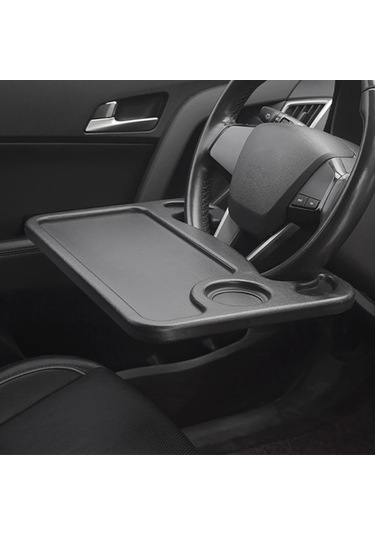 Ally Portatif Araç Direksiyon Içecek Tutucu Bilgisayar Masası Siyah (119550896)