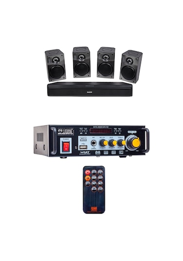 Magıcvoıce Anfi Philips Cs-3950 D 5' Li Takım Hoparlör Set.