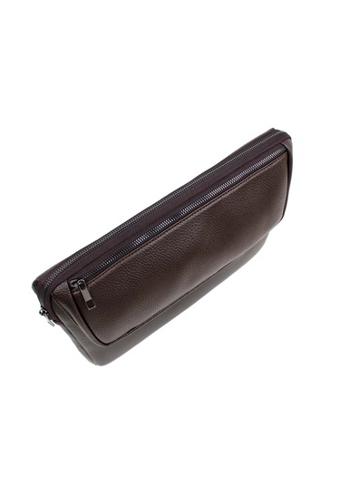 Unisex Kahverengi 12 & 13 Inç, Evrak Laptop Ve Dosya Çantası Kahverengi