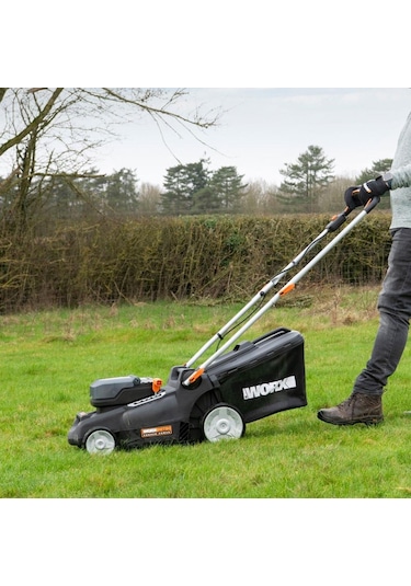 Worx WG737E 40V 4.0 Ah Li-İon 37 CM Profesyonel Kömürsüz Şarjlı Çim Biçme Makinesi
